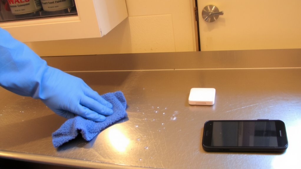 disinfect high touch surfaces daily