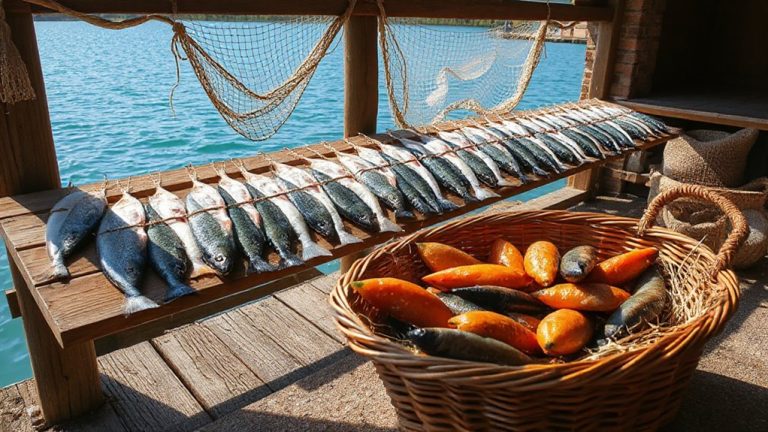 drying and storing wild fish