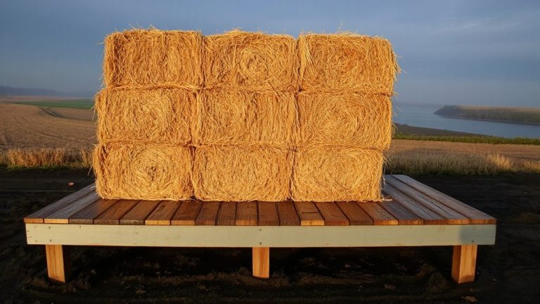 elevated hay storage
