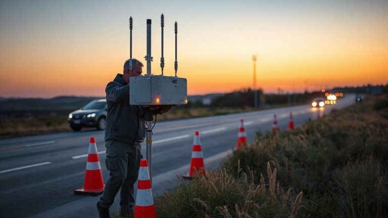 emergency alerts for construction zones