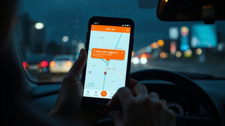 emergency alerts in ride sharing apps