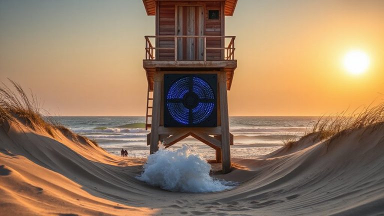 emergency alerts on beach pa