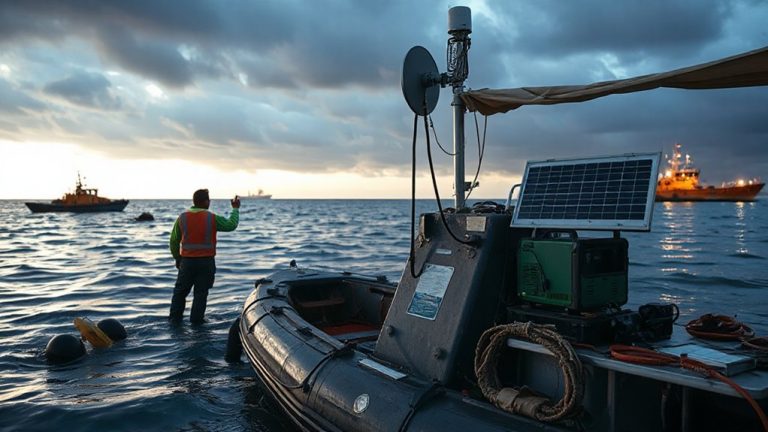 emergency comms for floating populations