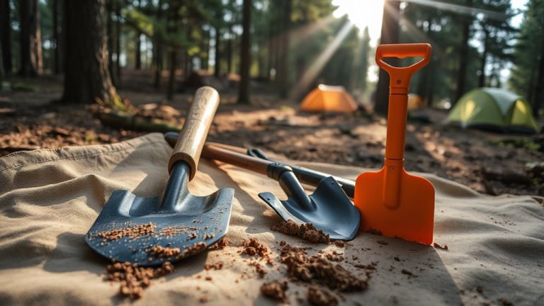 essential camping shovels for outdoors