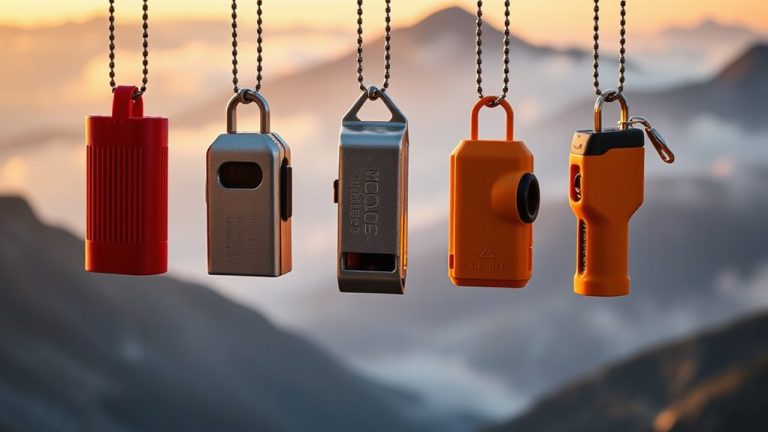 essential outdoor safety whistles
