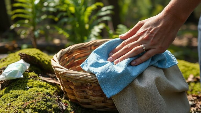 ethanol wipes sanitize foraging containers