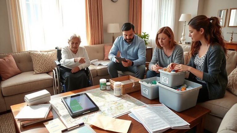 evacuation planning for long term care families