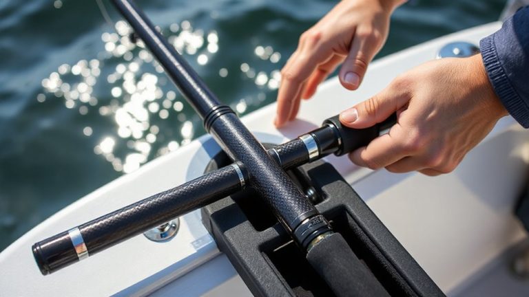 external non damaging carbon rod holders