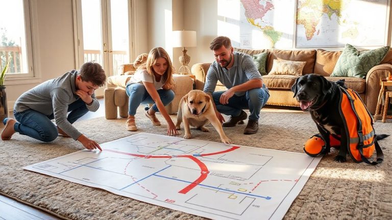 family evacuation plan preparation