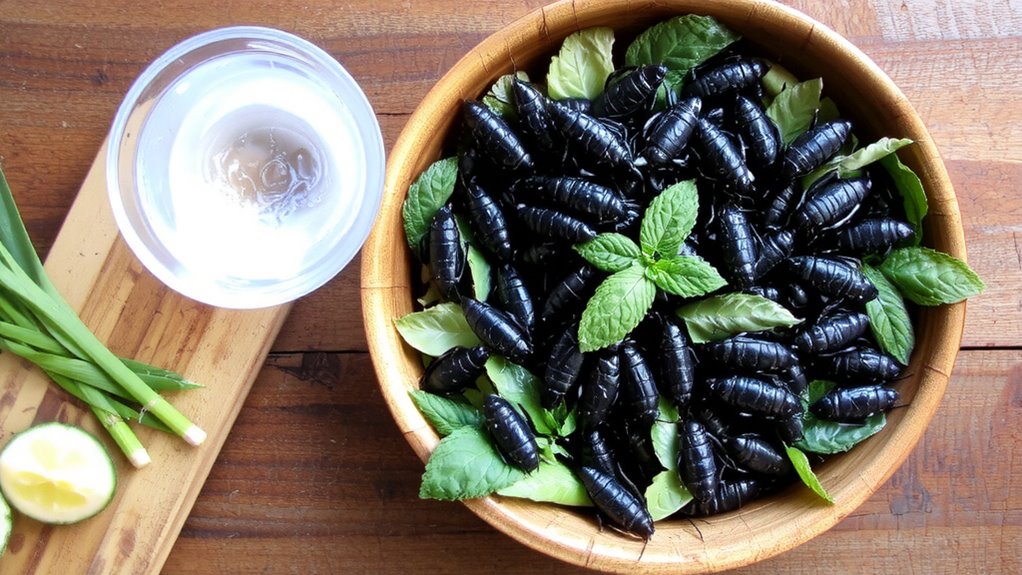 fast insects clean digestive tracts