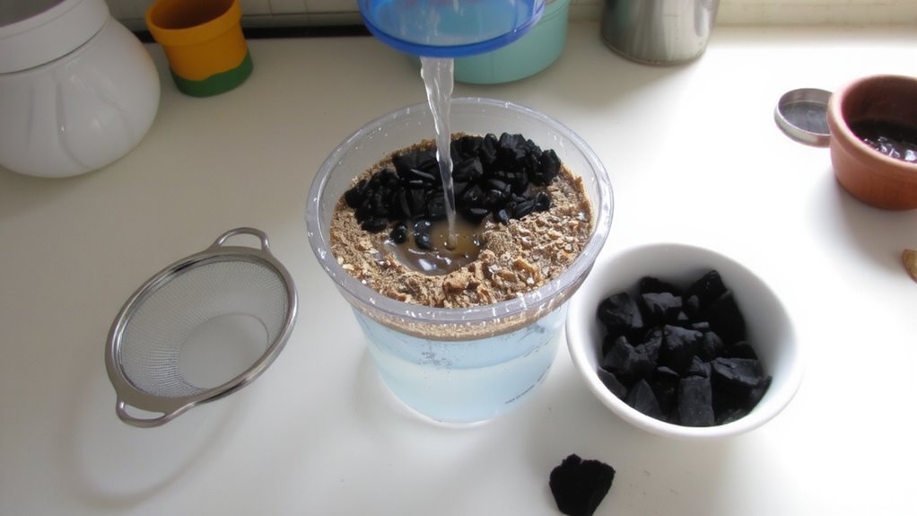 filter boil improvise purify
