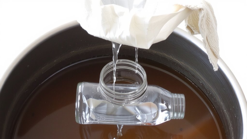 filter with coffee or cloth