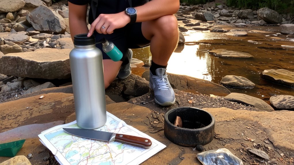 find and purify water