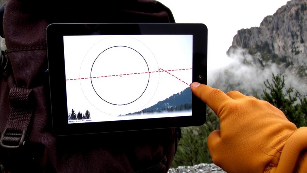 find funnel zones with contours