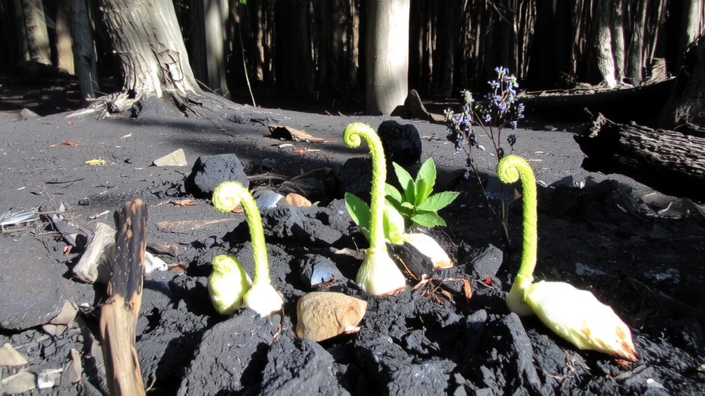 fire adapted edible regrowth specialists
