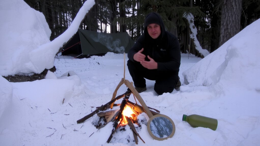 fire for warmth signaling