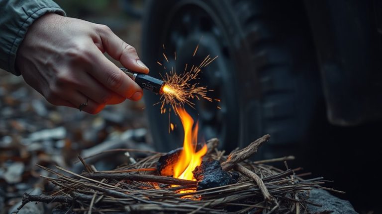 fire from battery and string