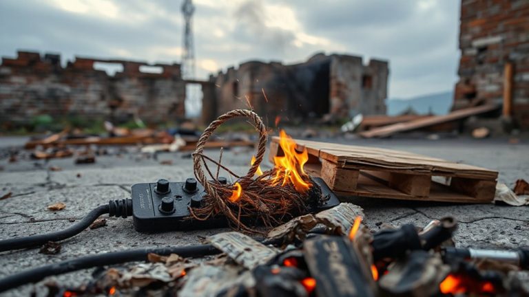 fire with power strip