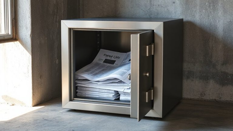 fireproof evacuation document storage