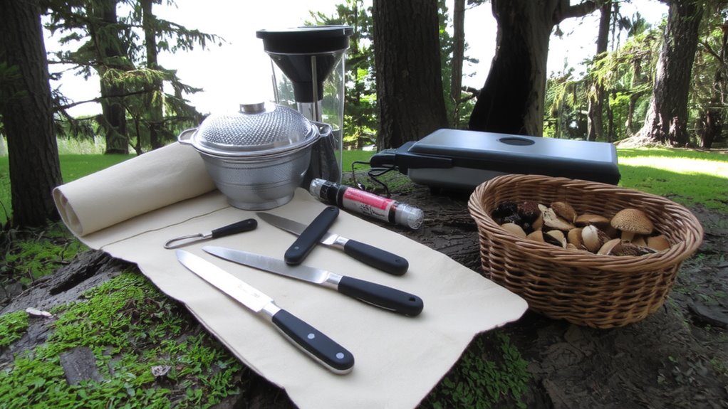 fixed blade knife lightweight pot