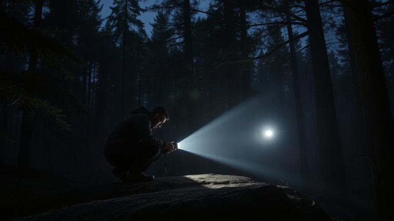 flashlight morse code evacuation