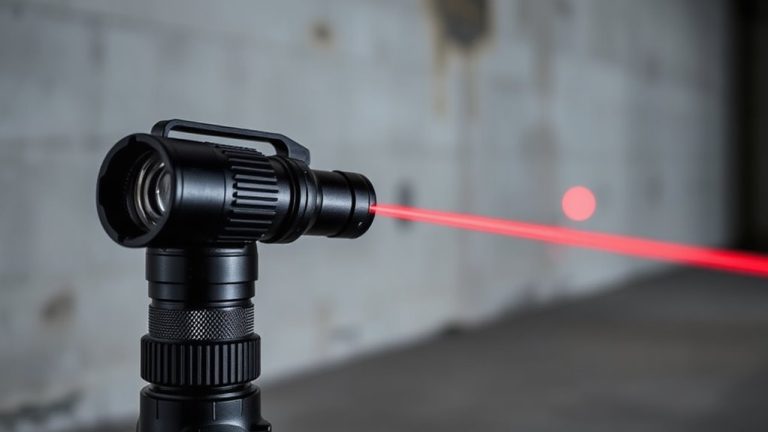 flashlights with laser precision
