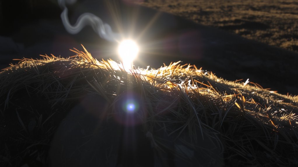 focusing sunlight for ignition