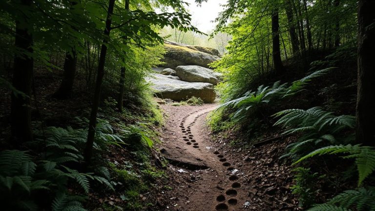 follow animal trails