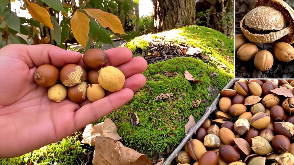 forest nuts high calorie foraging