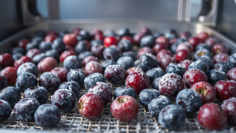 freeze drying foraged berries nutrition