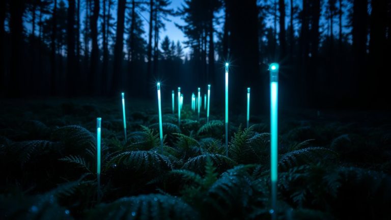 glow stakes perimeter lighting