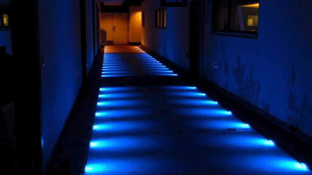 glow stick evacuation guides