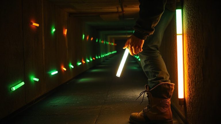 glow stick evacuation lighting