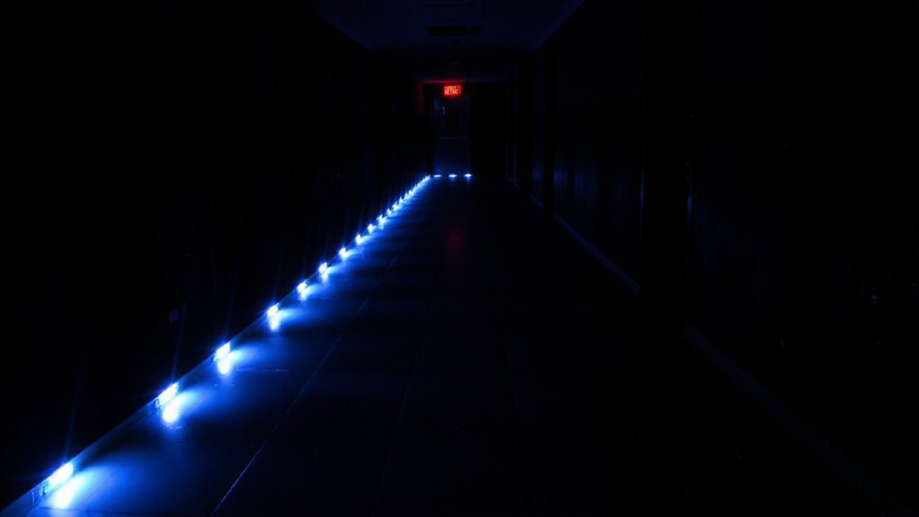 glow sticks guide silently