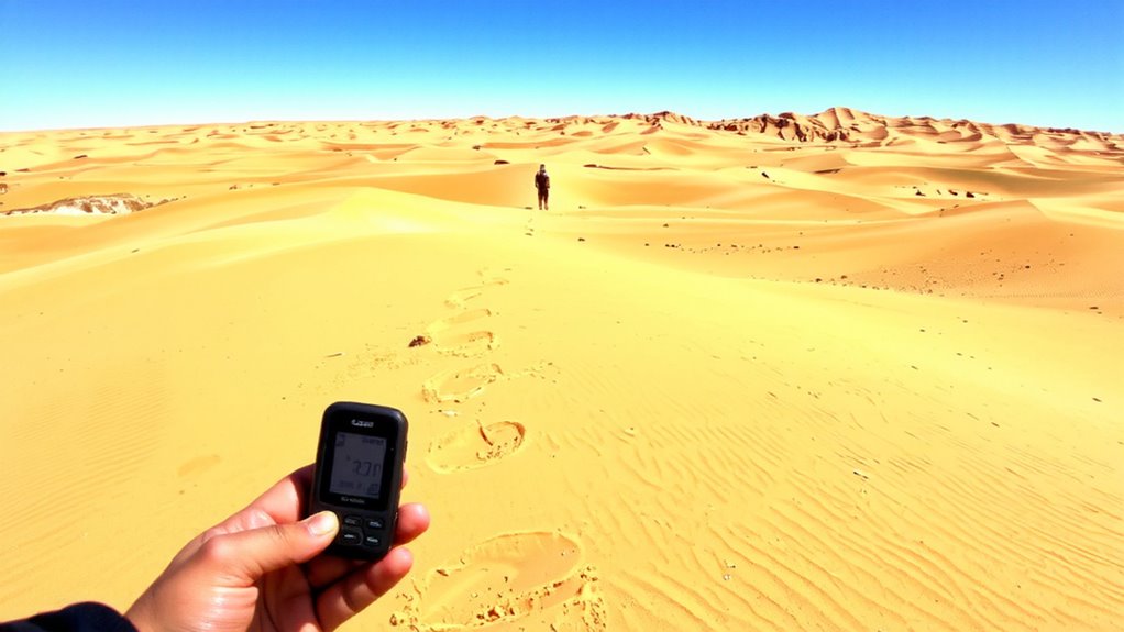 gps anchors safety in deserts