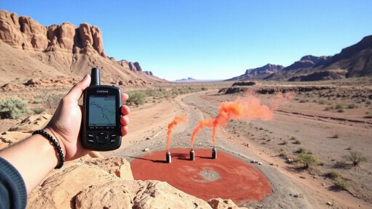 gps guided smoke signal placement