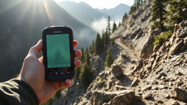 gps navigation on contour lines