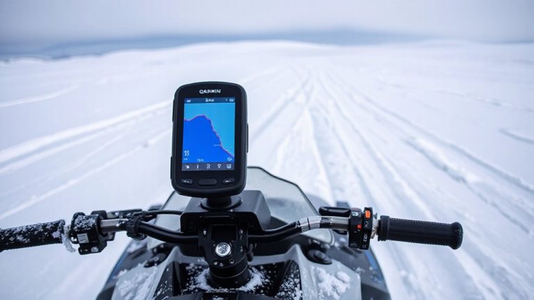gps tracking in deep snow