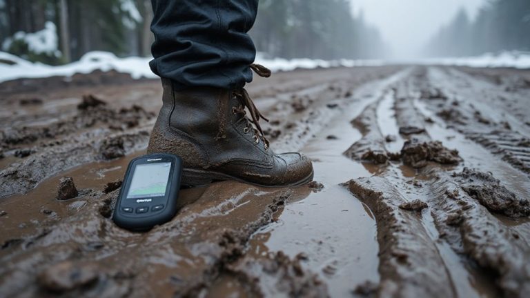 gps tracking in snow and mud