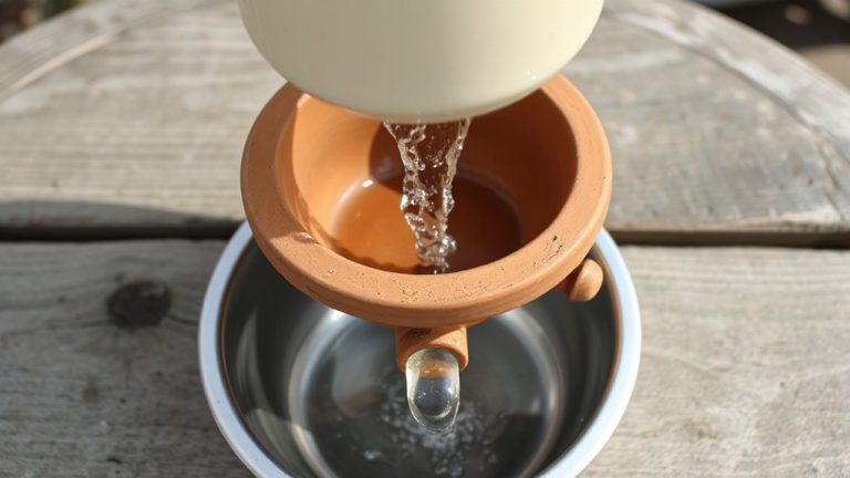 gravity fed ceramic water filter
