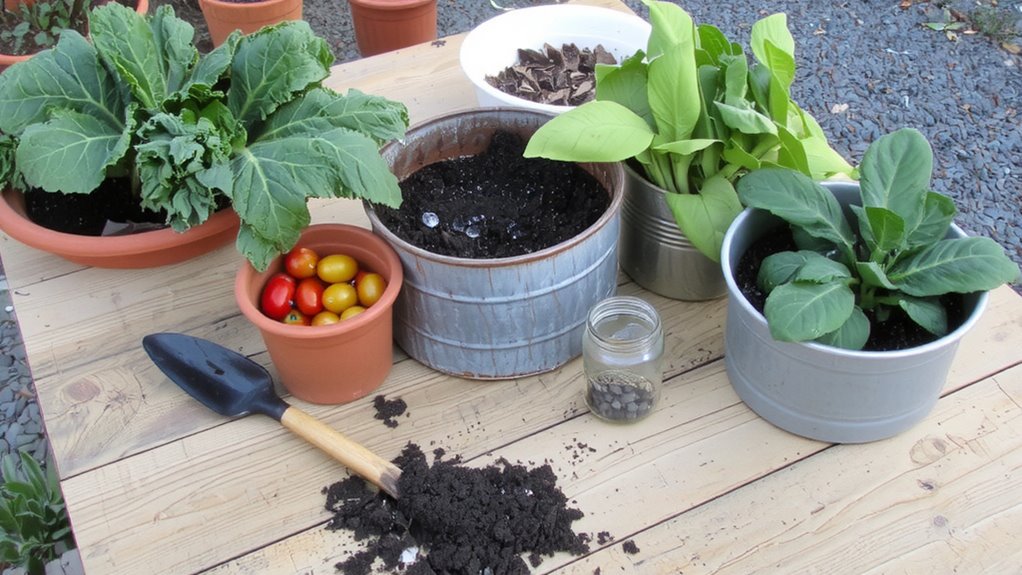 grow veggies in containers