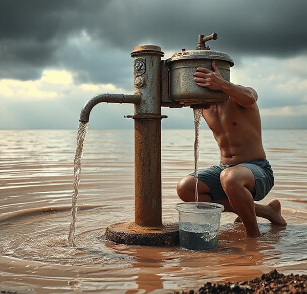 Using a Hand-Pump Filter for Fast Access to Clean Water in Flood Zones
