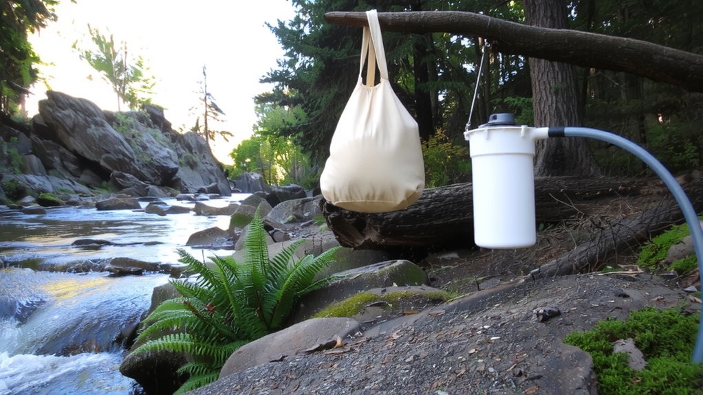 hang bag open valve monitor flow