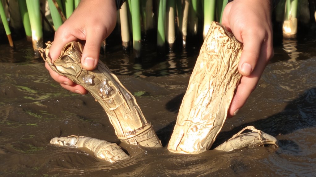 harvest young rhizomes safely
