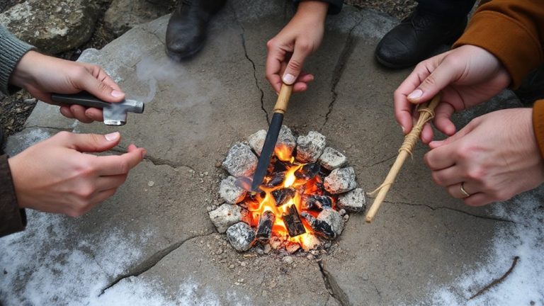 heat transfer in fire starting