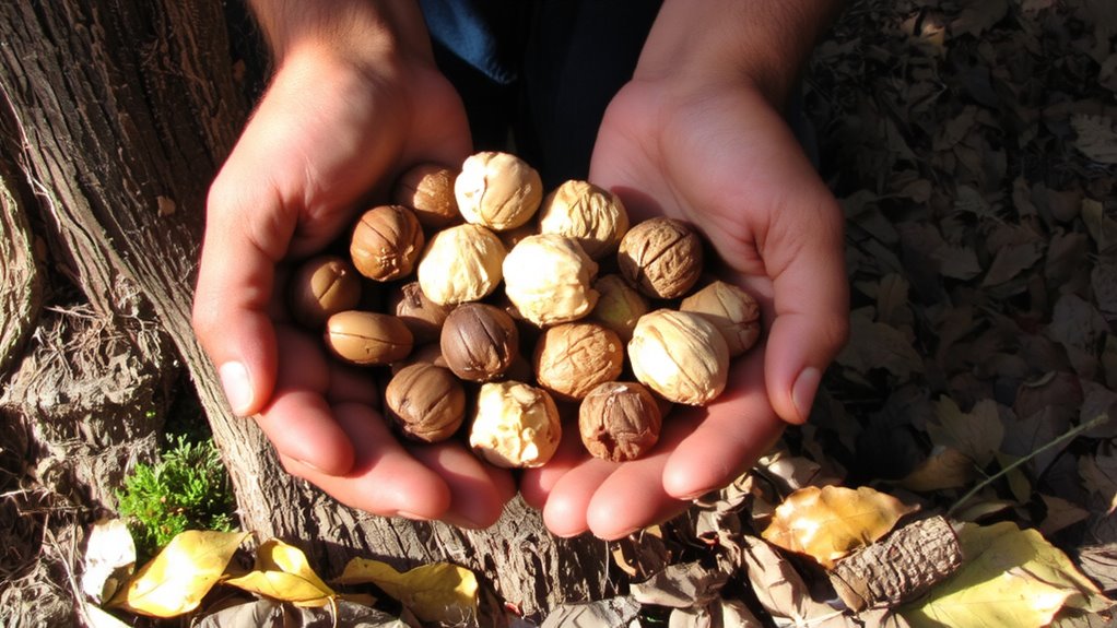 high calorie wild nuts for survival