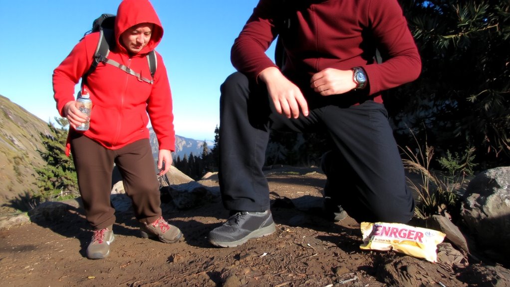 hiking increases hypoglycemia risk