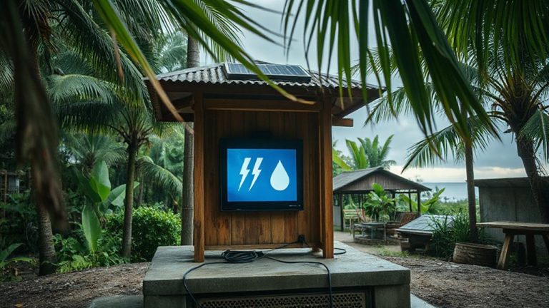 humidity resistant public alert design