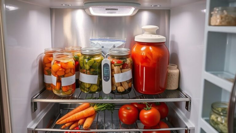 ideal temperature for food storage