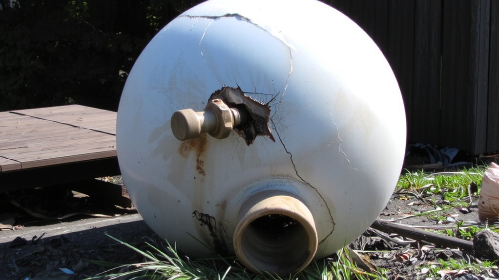 inspect for structural damage